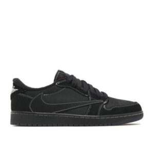Travis Scott x Air Jordan 1 Low OG SP 'Black Phantom' Unfading Sneaker