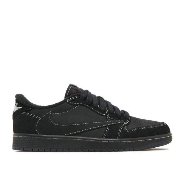 Travis Scott x Air Jordan 1 Low OG SP 'Black Phantom' Unfading Sneaker