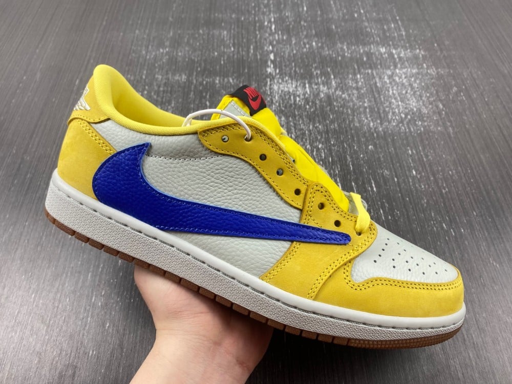 Travis Scott x Air Jordan 1 Low OG SP Canary DZ4137-700