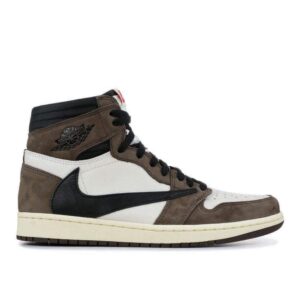 Travis Scott x Air Jordan 1 Retro High OG 'Mocha' Unfading Sneaker