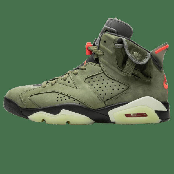 Travis Scott x Air Jordan 6 Olive GS - Image 3