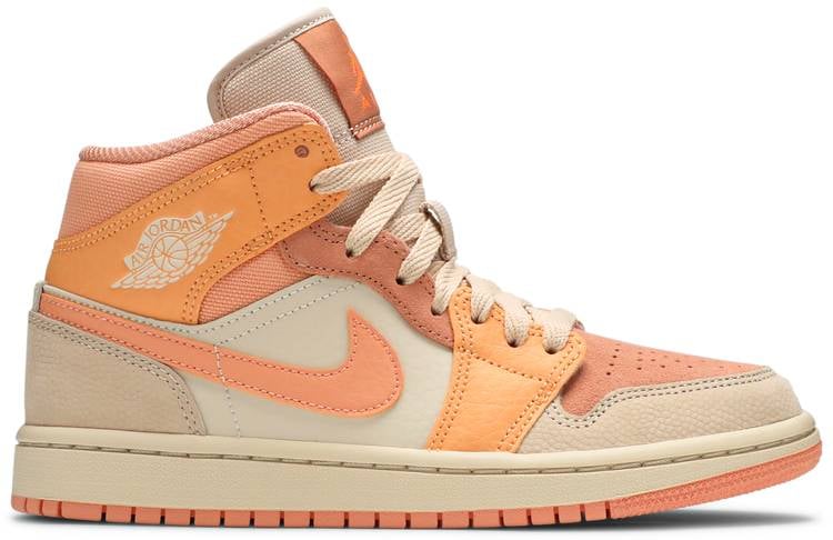 Wmns Air Jordan 1 Mid "Apricot";